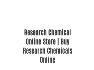 research chemical online store buy research