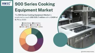 900 Series Cooking Equipment Market: Key Trends & Growth Insights