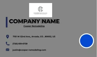 company name cooper remodeling