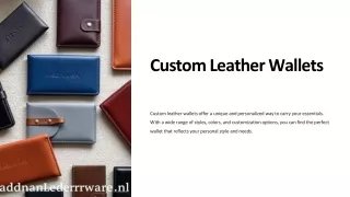 Custom Leather Wallet Maker