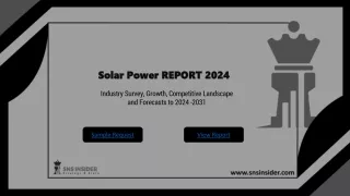Solar Power Market