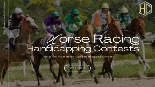 Master the Art of Horse Racing Handicapping Contests