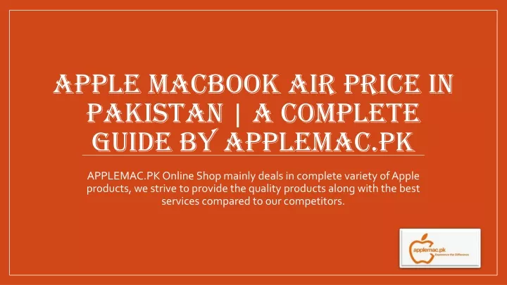 apple macbook air price in pakistan a complete guide by applemac pk