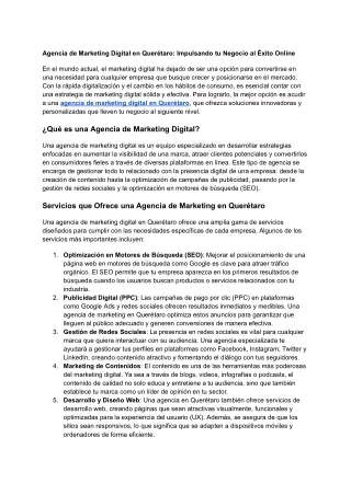 agencia de marketing queretaro