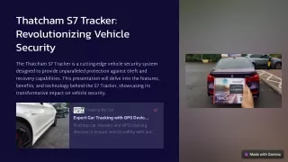 Thatcham S7 Tracker: Superior Security for Your Vehicle