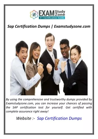 Sap Certification Dumps  Examstudyzone.com