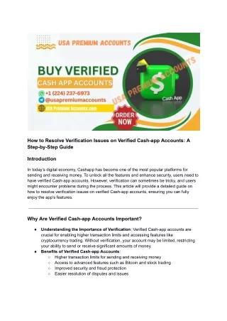 how to resolve verification issues on verified