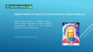 Przewodnik po medytacji duchowej | Anioly-nieba.pl