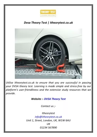 dvsa theory test itheorytest co uk