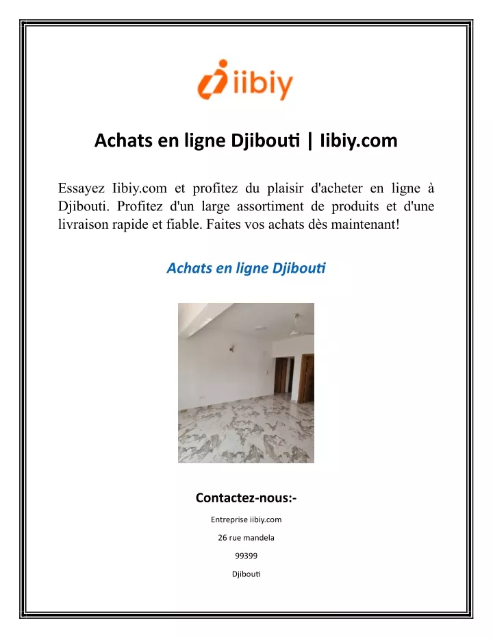 achats en ligne djibouti iibiy com