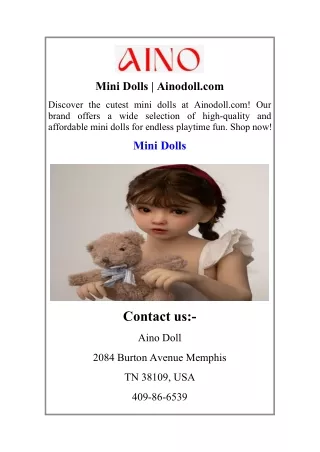 Mini Dolls  Ainodoll.com