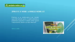 logo webu andele nebe cz
