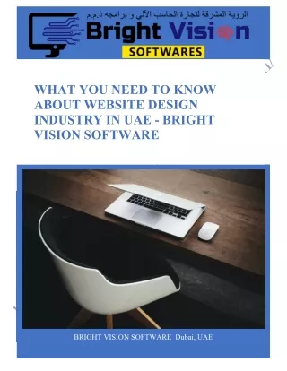 Bright Vision Software’s Guide to Web Design Trends in the UAE