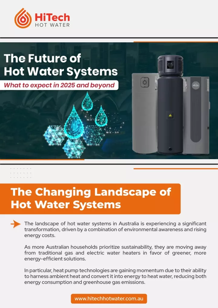 the changing landscape of hot water systems