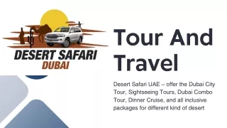 Ultimate Guide to Desert Safari in Dubai