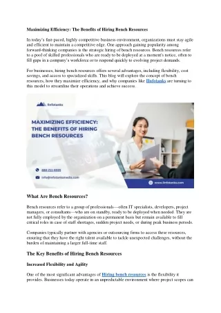 maximizing efficiency the benefits of hiring
