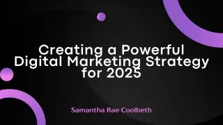 Winning in 2025: Samantha Rae Coolbeth’s Blueprint for Building a Digital Market