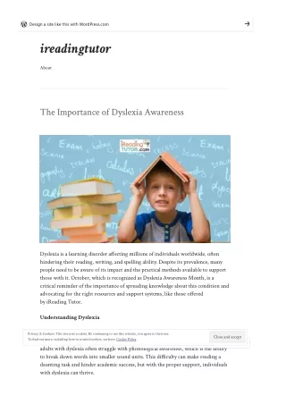 The Importance of Dyslexia Awareness