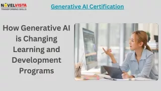 How Generative AI is Changing Learning and Development Programs