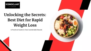 Unlocking the Secrets Best Diet for Rapid Weight Loss