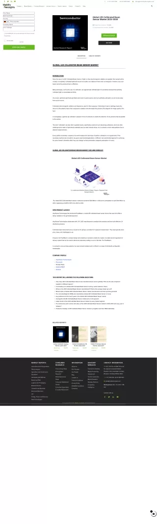 Global LED Collimated Beam Sensor Market size and trends 2023-2030