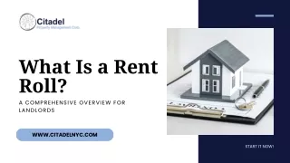 What Is a Rent Roll A Comprehensive Overview for Landlords