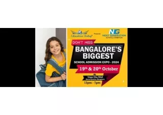 Bangalore's Biggest School Admission Expo 2024 - Vega City Mall