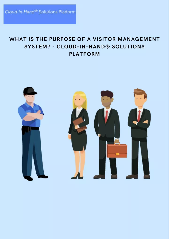 what is the purpose of a visitor management