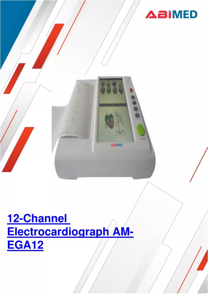 12 channel electrocardiograph am ega12