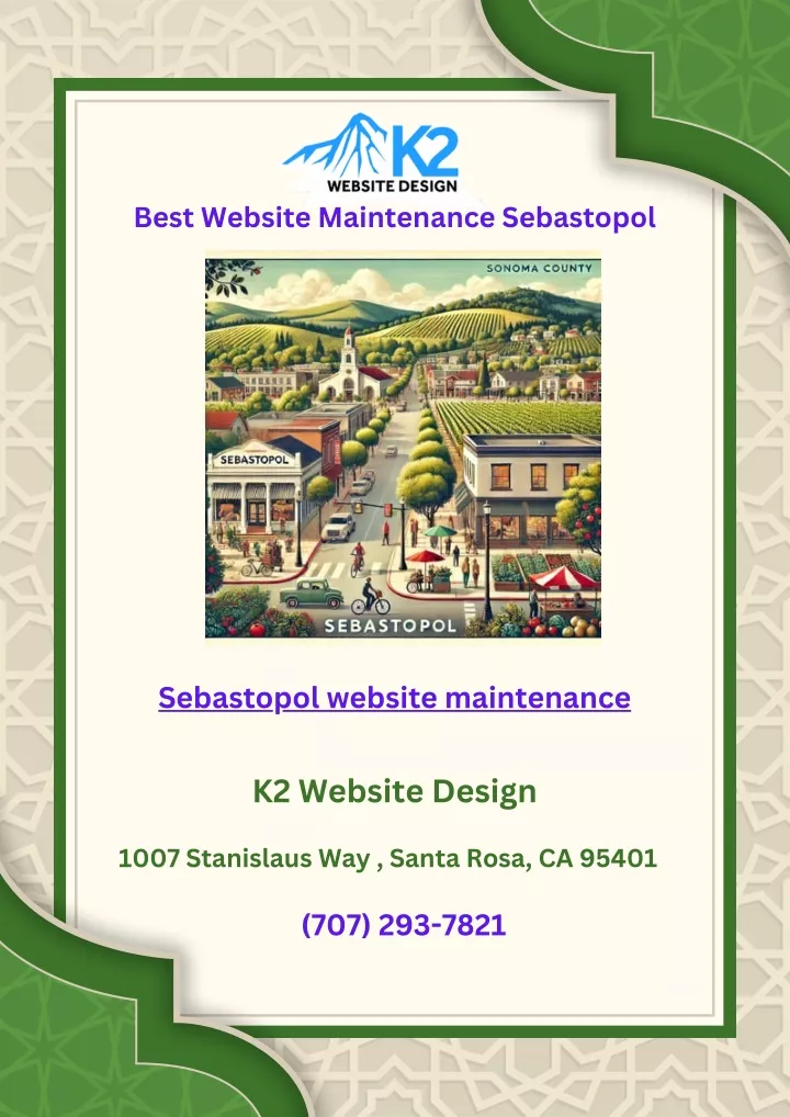 best website maintenance sebastopol