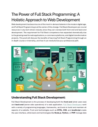 the power of full stack programming a holistic