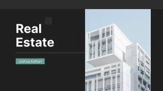 The Future of Real Estate with Joshua Kaftari