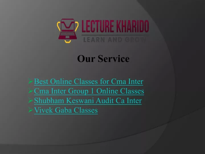 our service