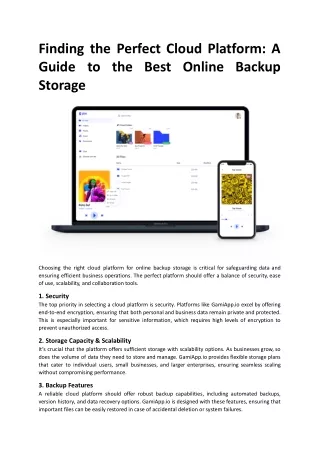 Finding the Perfect Cloud Platform A Guide to the Best Online Backup Storage.docx