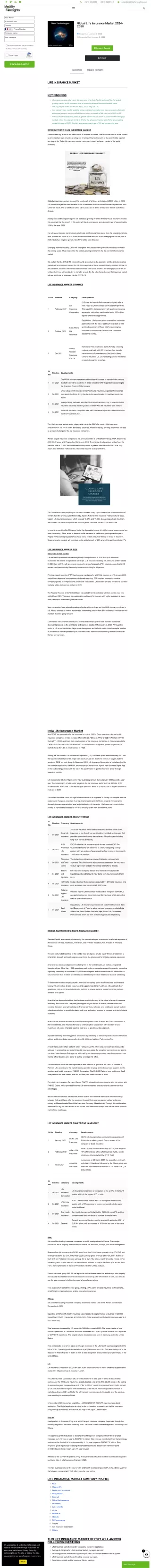 Global Life Insurance Market