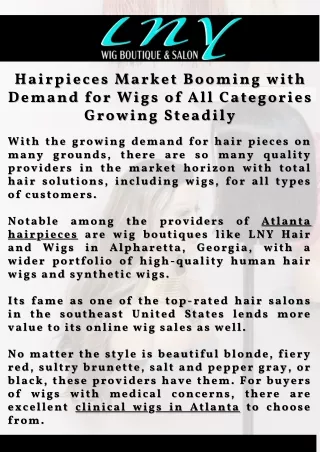 Clinical Wigs Atlanta