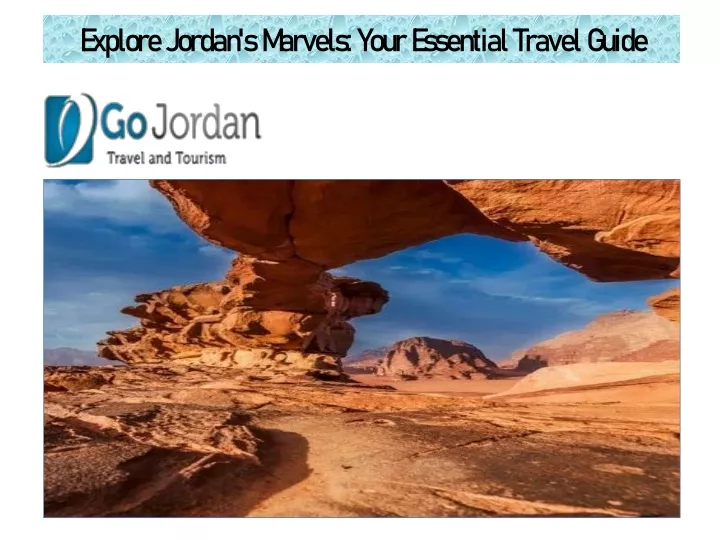 explore jordan s marvels your essential travel