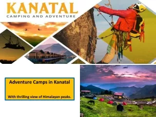 Camping in Kanatal: Explore Nature Like Never Before