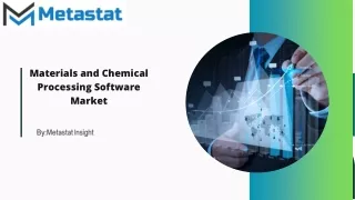 materials and chemical processing software market