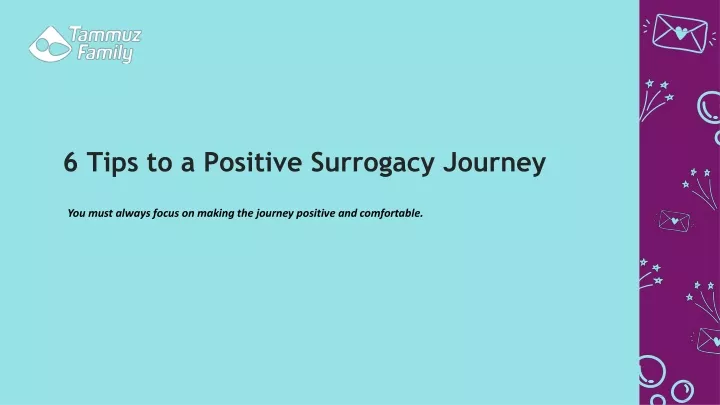 6 tips to a positive surrogacy journey