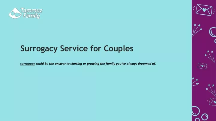 surrogacy service for couples