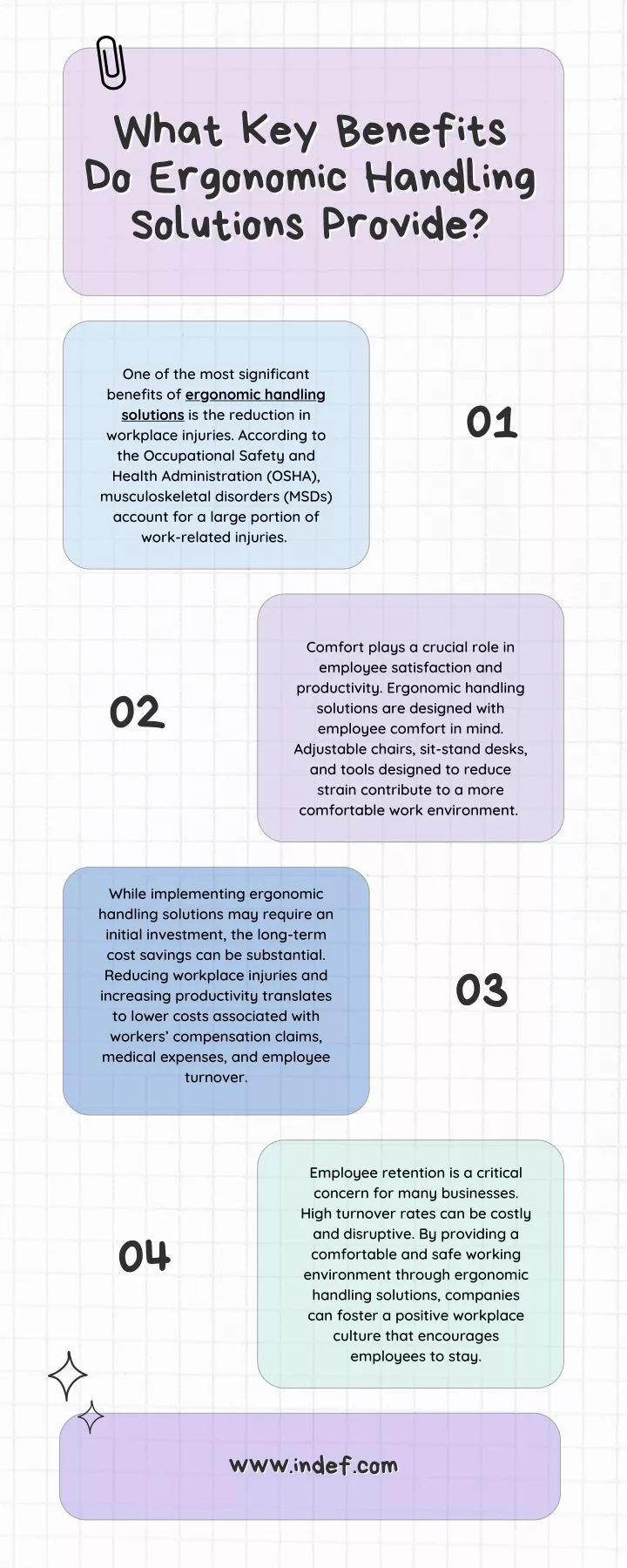 what key benefits what key benefits do ergonomic