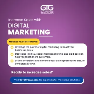 Increase Sales with Digital Marketing