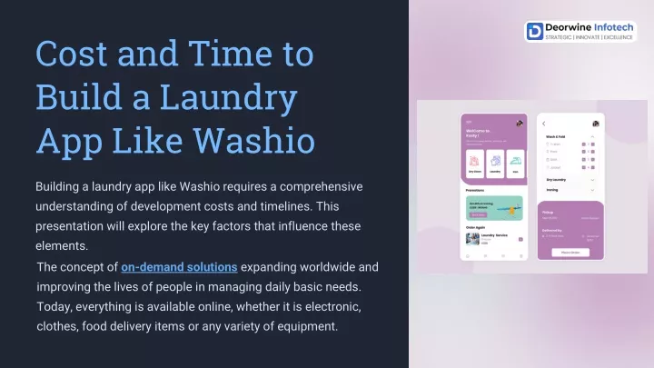 cost and time to build a laundry app like washio