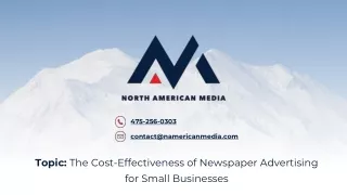 Cost-Effectiveness of Newspaper Advertising for Small Businesses