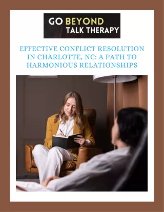 effective conflict resolution in charlotte