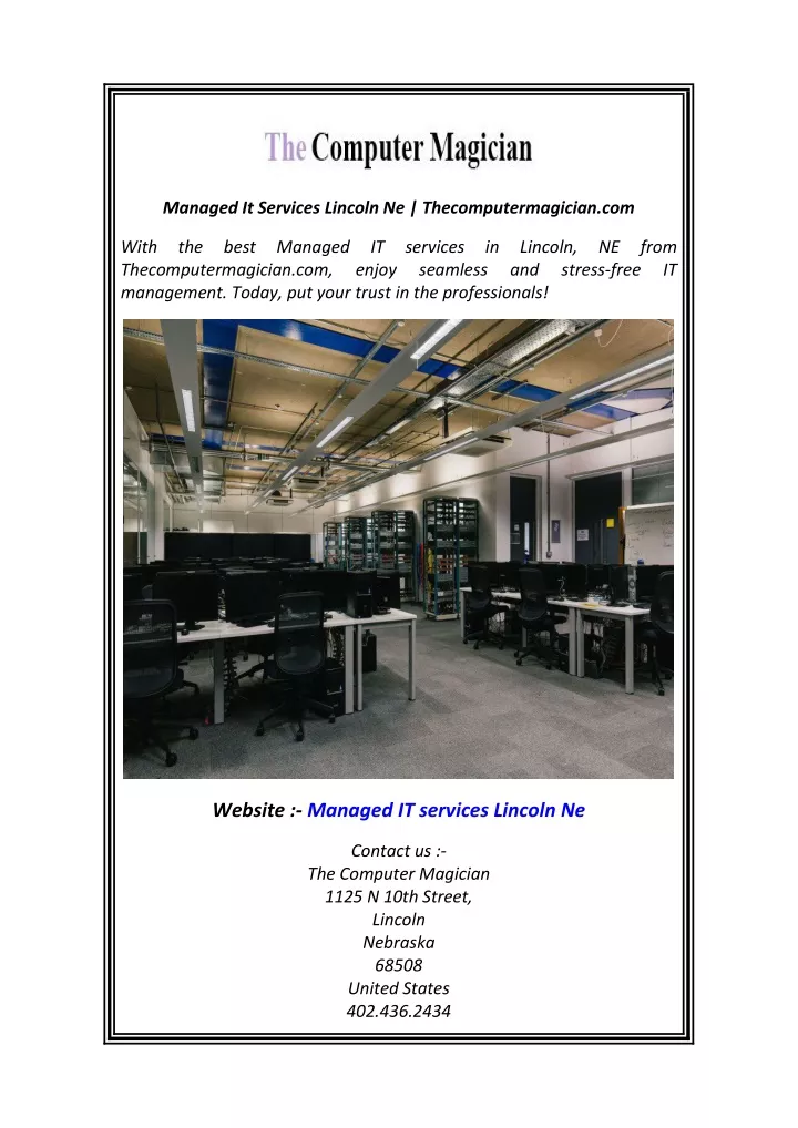 managed it services lincoln