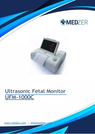 ultrasonic fetal monitor ufm 1000c