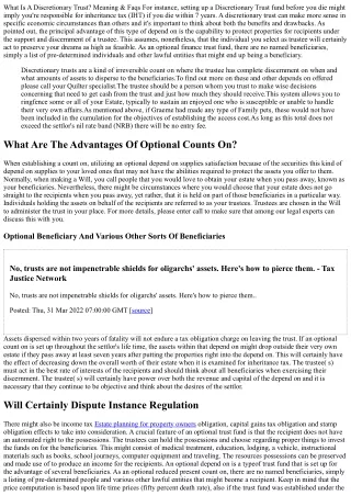 Discretionary Depend On Wex Lii Lawful Info Institute