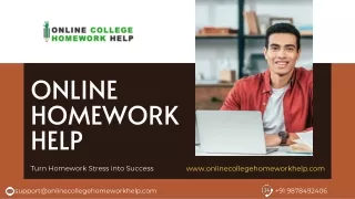 online homework help